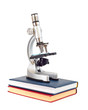Microscope, books