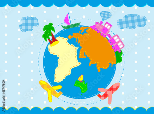 Vektor: Travel BACKGROUND Travel BACKGROUND