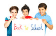 Photo: Happy schoolboys Happy schoolboys