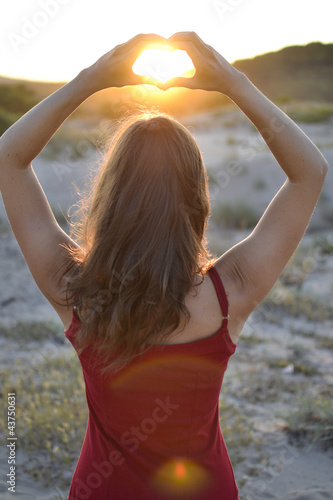 Photo: Heart shape hands Heart shape hands
