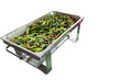 This is stir-fried kale on hot dish.
