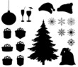 Christmas holiday objects