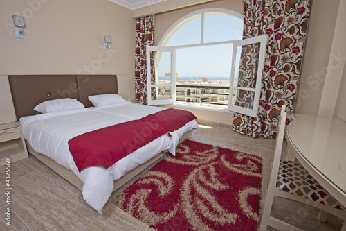 Photo: Bedroom in a hotel suite Bedroom in a hotel suite