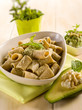 pasta with avocado mint and pine nuts pesto