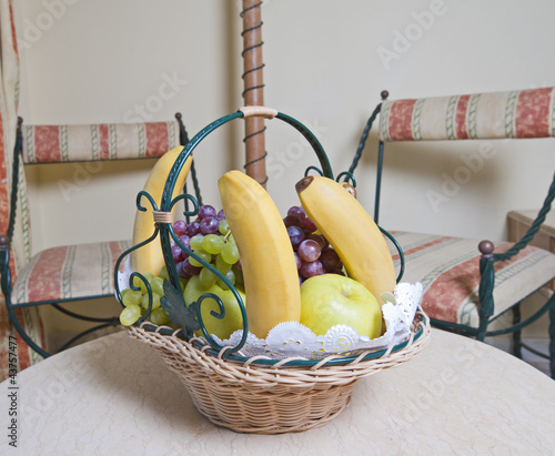 Photo: Closeup of a fruit basket Closeup of a fruit basket