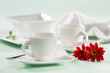 Photo: cups with flowers cups with flowers