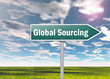 Signpost "Global Sourcing"
