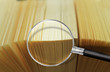 Photo: loupe and book loupe and book