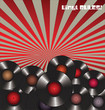 Vinyl rules retro background