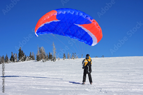 Photo: speed rider on snow speed rider on snow