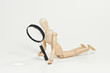 Photo: Looking through magnifying glass Looking through magnifying glass