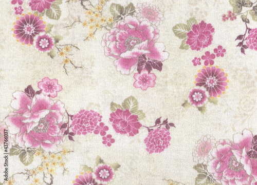 Photo: Fond floral à l'ancienne. Fond floral à l'ancienne.