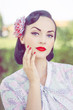 Beautiful vintage lady