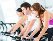 Group of people at the gym