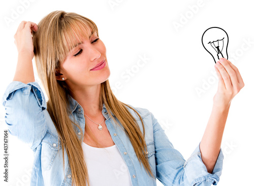 Photo: Woman having an idea Woman having an idea