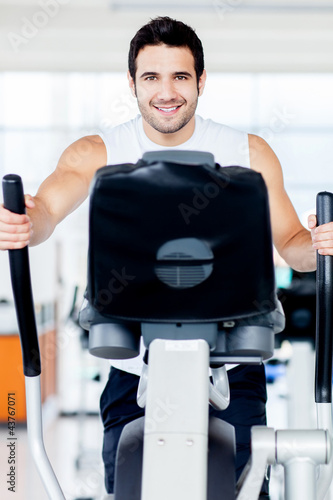 Photo: Man at the gym Man at the gym