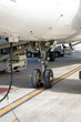 Foto: airplane tire in airport airplane tire in airport