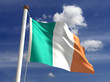 Ireland flag (with clipping path)