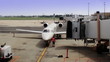 Airplane Arrival Time Lapse