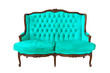 vintage luxury sofa isolated with clipping path