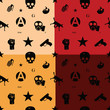 Protest seamless pattern in colors