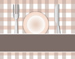 Illustration: cutlery contemporary pattern- menu with place for text cutlery contemporary pattern- menu with place for text