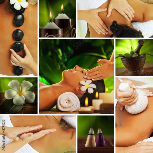 Photo: spa collage spa collage