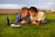 Photo: Enjoying a romantic picnic for two Enjoying a romantic picnic for two