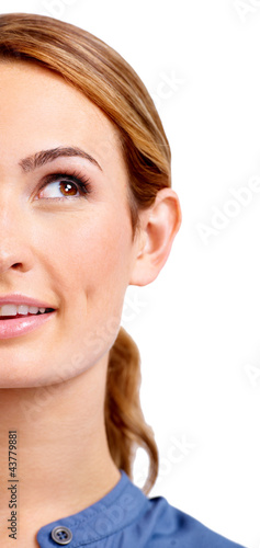 Photo: A knowing smile - Copyspace A knowing smile - Copyspace