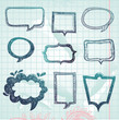Vector speech bubbles
