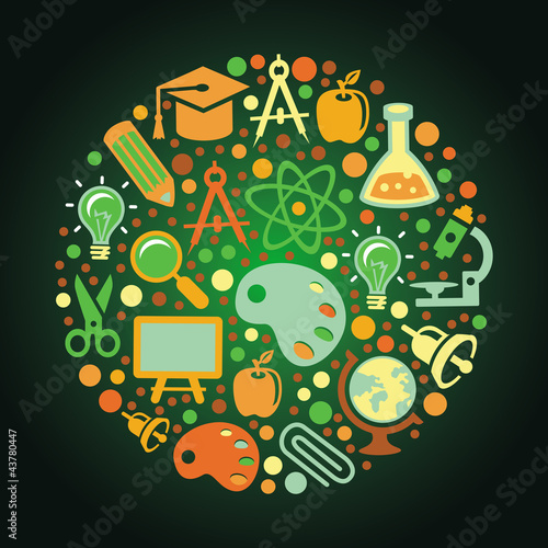 Vector: Back to school concept Back to school concept