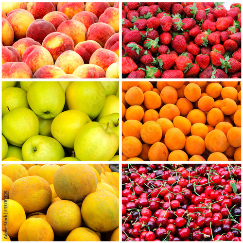 Photo: Fruit collage Fruit collage