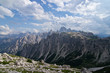 Dolomites, landscape near peaks of Lavaredo