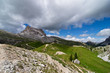 Dolomites, landscape near peaks of the five towers