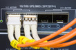 Technology center with fiber optic equipment patch core