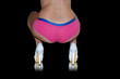 Photo: pink panties white heels pink panties white heels