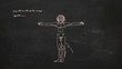This animation is inspired by Leonardo Da Vinci's The Vitruvian
