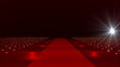 Red Carpet festival scene animation 07