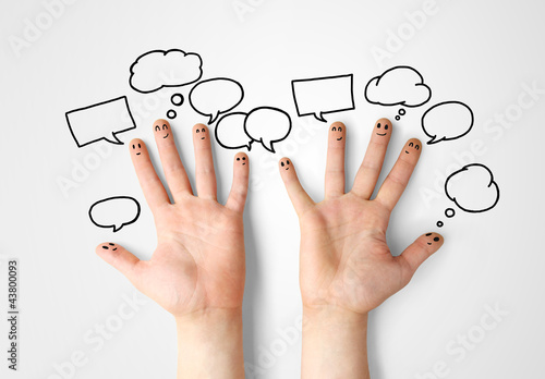 Photo: happy finger smileys happy finger smileys
