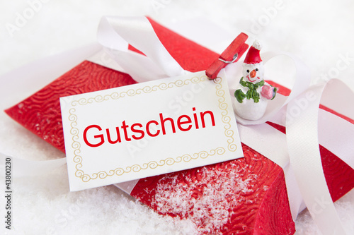 Photo: Weihnachtsgutschein Weihnachtsgutschein