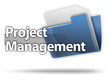 3D Style Folder Icon "Project Management"