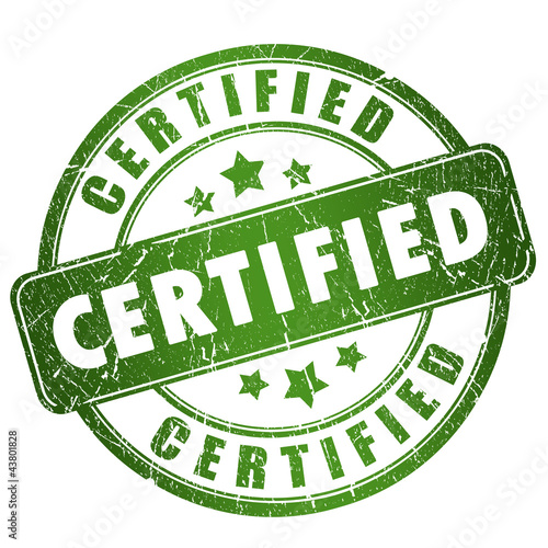 Illustration: Certified grunge stamp Certified grunge stamp