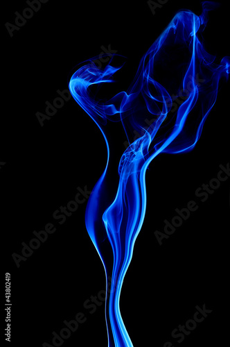 Photo: smoke isolated on black background smoke isolated on black background