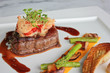 Pan roasted beef tenderloin, lobster medallion