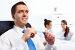 Foto: Young businessman in the office Young businessman in the office