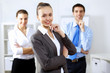 Foto: Young business people working together Young business people working together