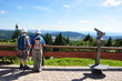 Wanderer auf dem Großen Inselsberg