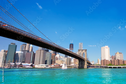 Photo: Beautiful Brooklyn Bridge looking towards Manhattan in NYC Beautiful Brooklyn Bridge looking towards Manhattan in NYC
