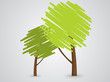 Vector: Abstract green Tree icon Abstract green Tree icon