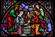 Nativity Scene - Stained glass window